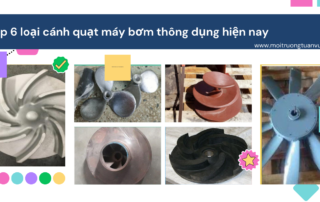 top 6 các loại cánh quạt máy bơm thông dụng hiện nay